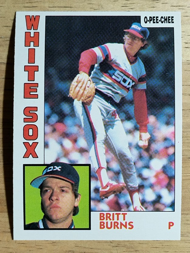 1984 O-Pee-Chee #125 Britt Burns