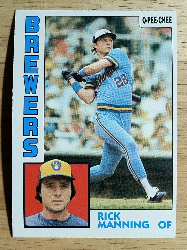 1984 O-Pee-Chee #128 Rick Manning