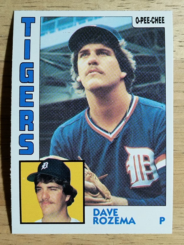 1984 O-Pee-Chee #133 Dave Rozema