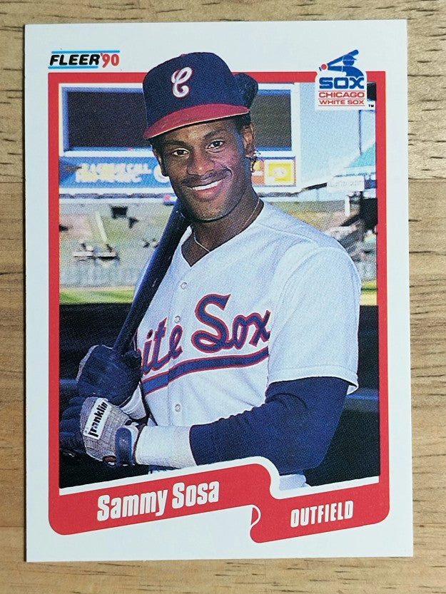 1990 Fleer #548 Sammy Sosa RC