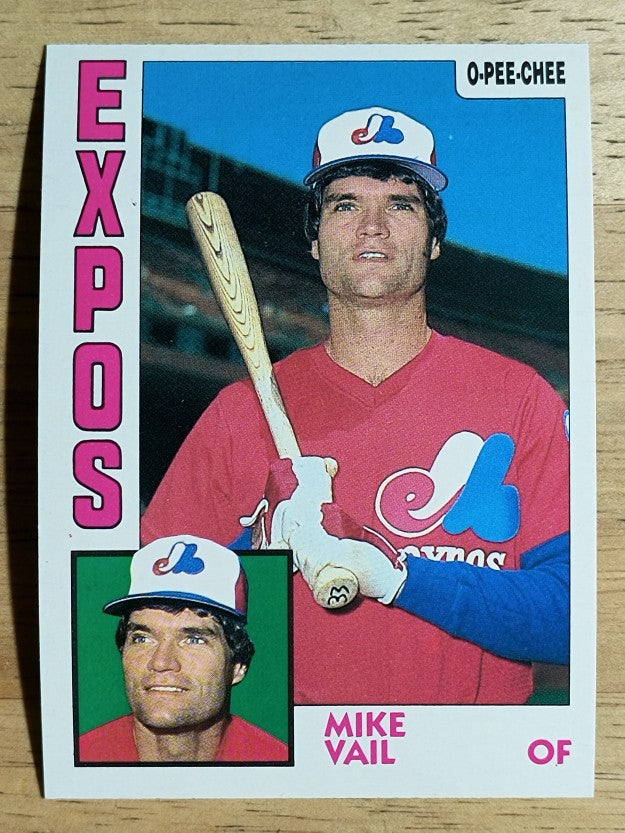 1984 O-Pee-Chee #143 Mike Vail