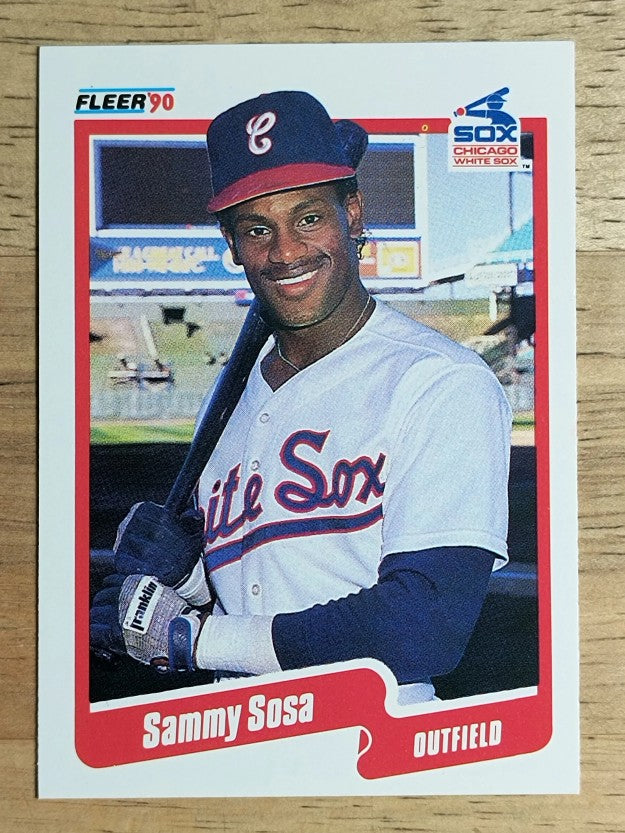 1990 Fleer #548 Sammy Sosa RC