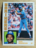 1984 O-Pee-Chee #154 Dave Henderson
