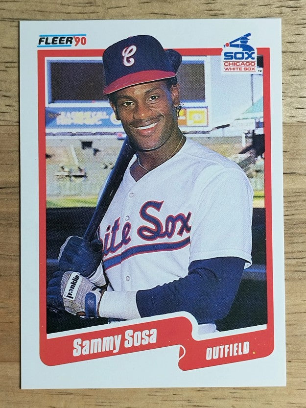 1990 Fleer #548 Sammy Sosa RC