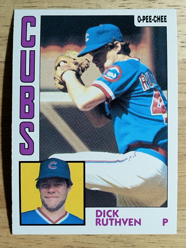 1984 O-Pee-Chee #156 Dick Ruthven