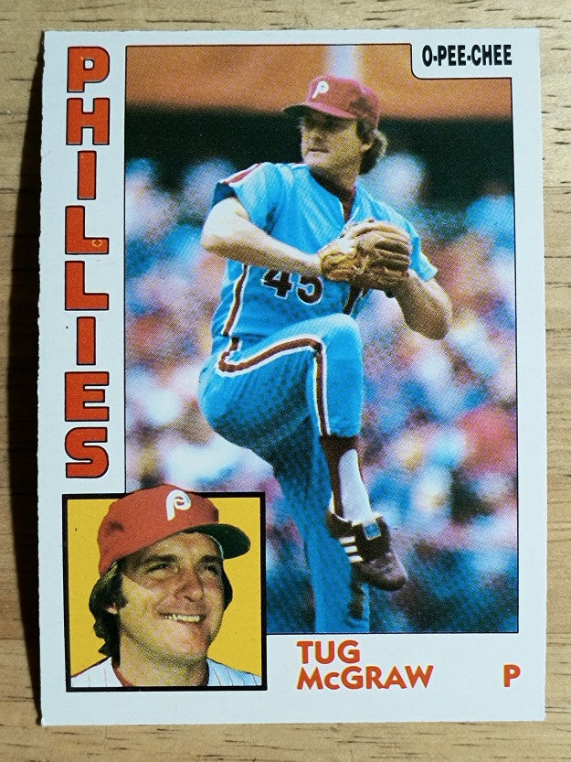 1984 O-Pee-Chee #161 Tug McGraw