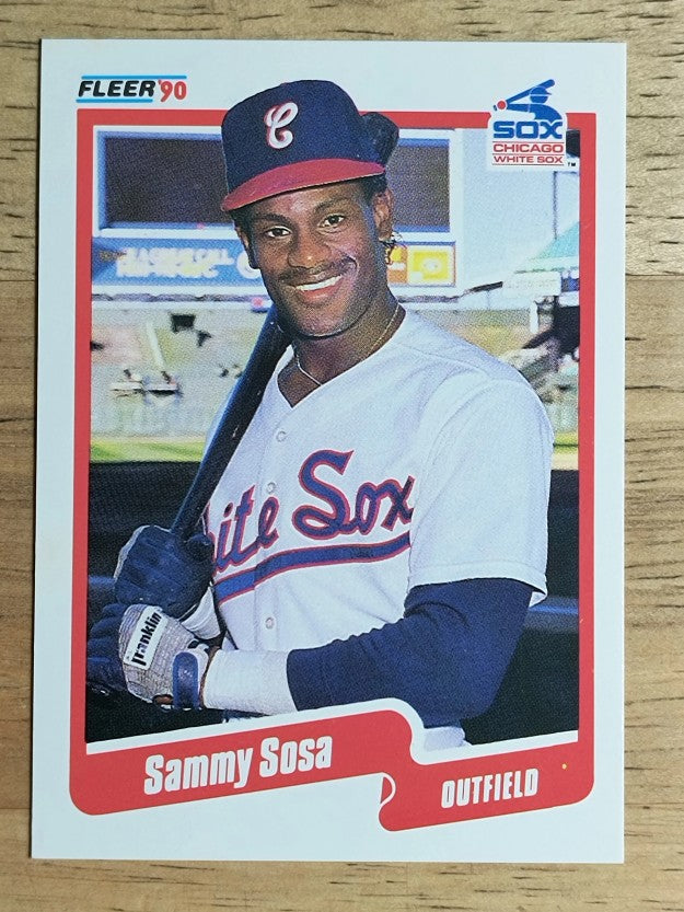 1990 Fleer #548 Sammy Sosa RC