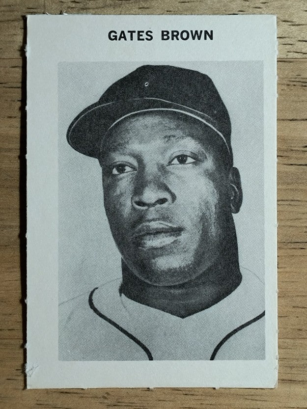 1969 Milton Bradley #NNO Gates Brown (EX)