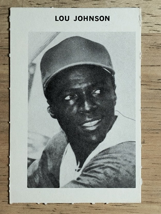 1969 Milton Bradley #NNO Lou Johnson (EX)