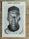 1969 Milton Bradley #NNO Denny Lemaster (EX)