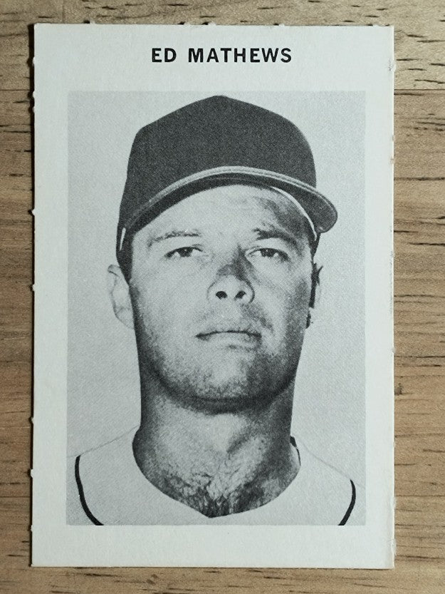 1969 Milton Bradley #NNO Ed Mathews (NMMT)