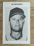 1969 Milton Bradley #NNO Ed Mathews (NMMT)