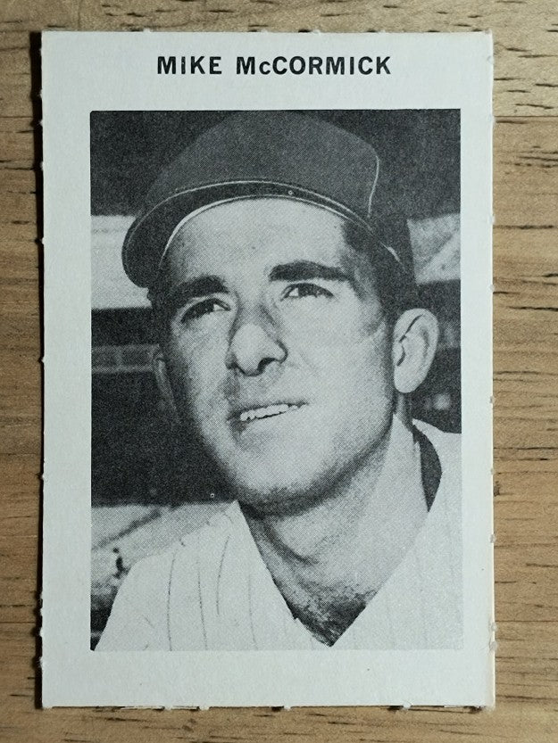 1969 Milton Bradley #NNO Mike McCormick (NM)