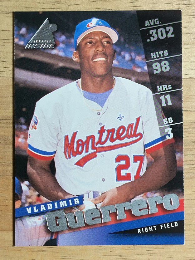 1998 Pinnacle Inside #27 Vladimir Guerrero