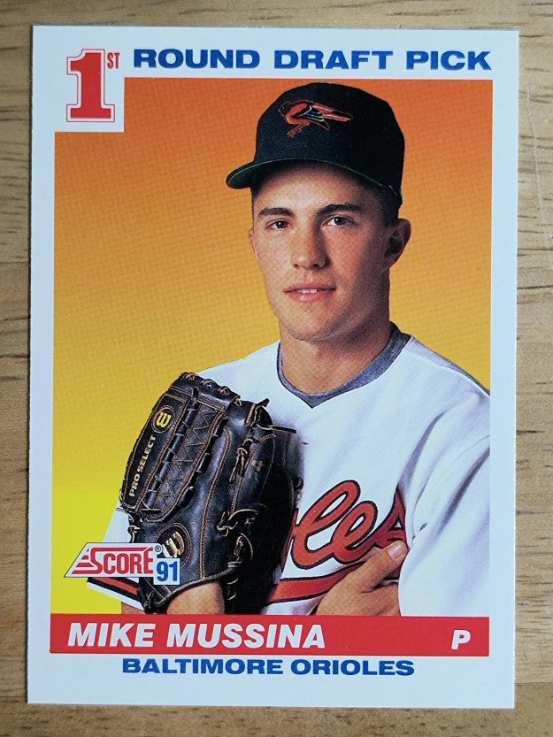 1991 Score #383 Mike Mussina RC