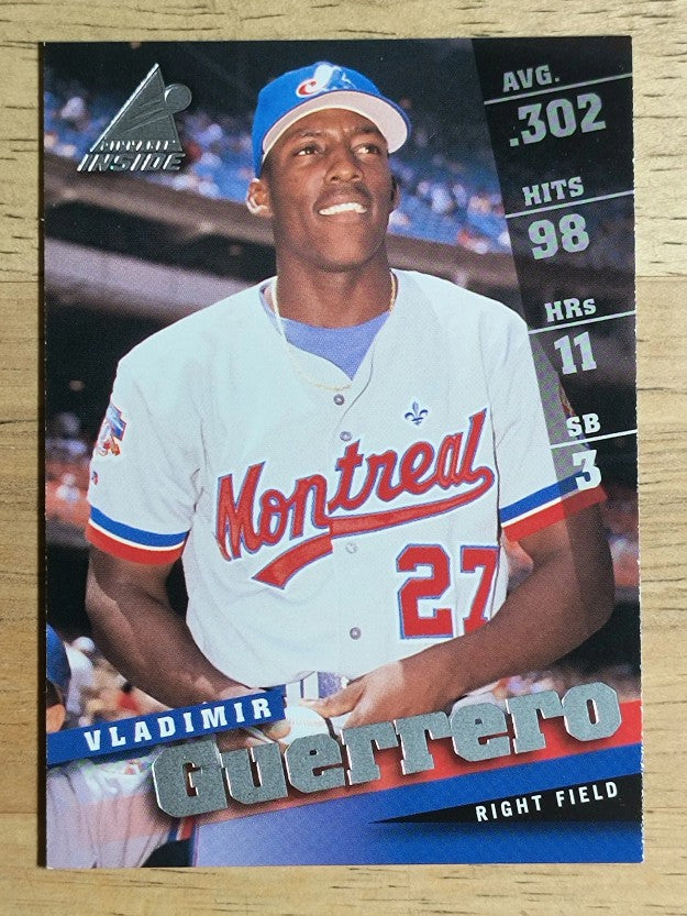 1998 Pinnacle Inside #27 Vladimir Guerrero