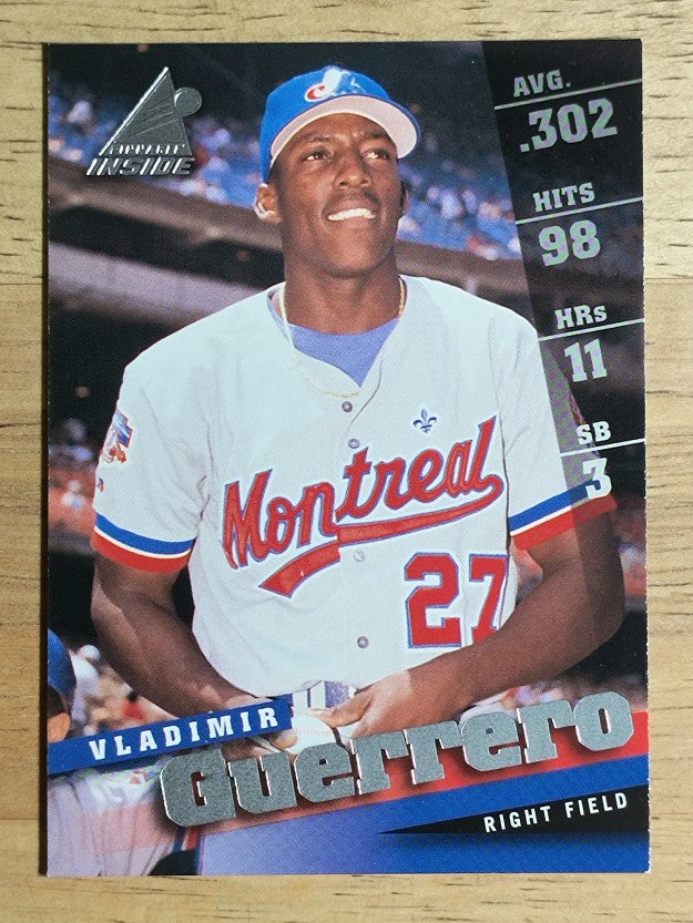 1998 Pinnacle Inside #27 Vladimir Guerrero