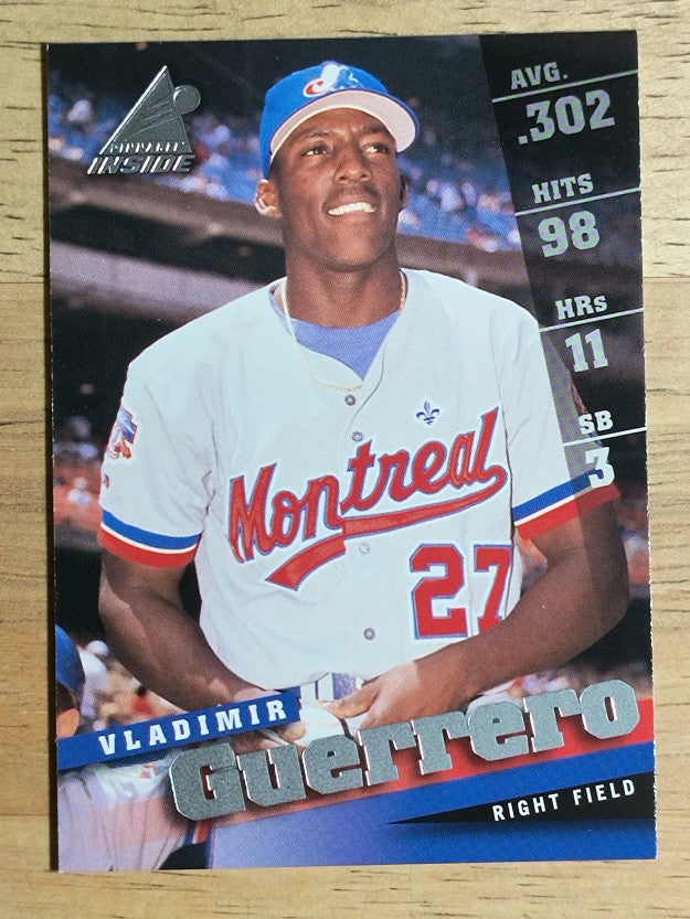 1998 Pinnacle Inside #27 Vladimir Guerrero