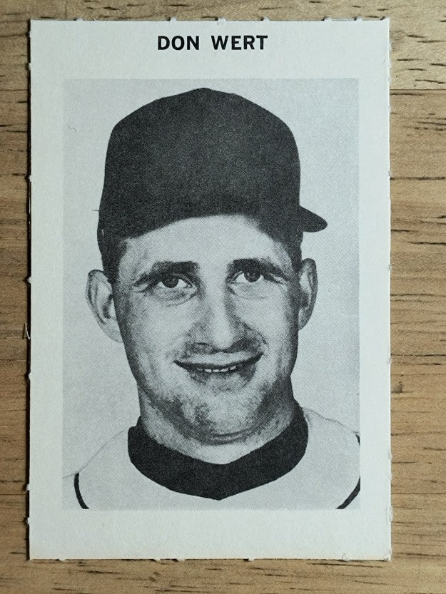 1969 Milton Bradley #NNO Don Wert (NM)