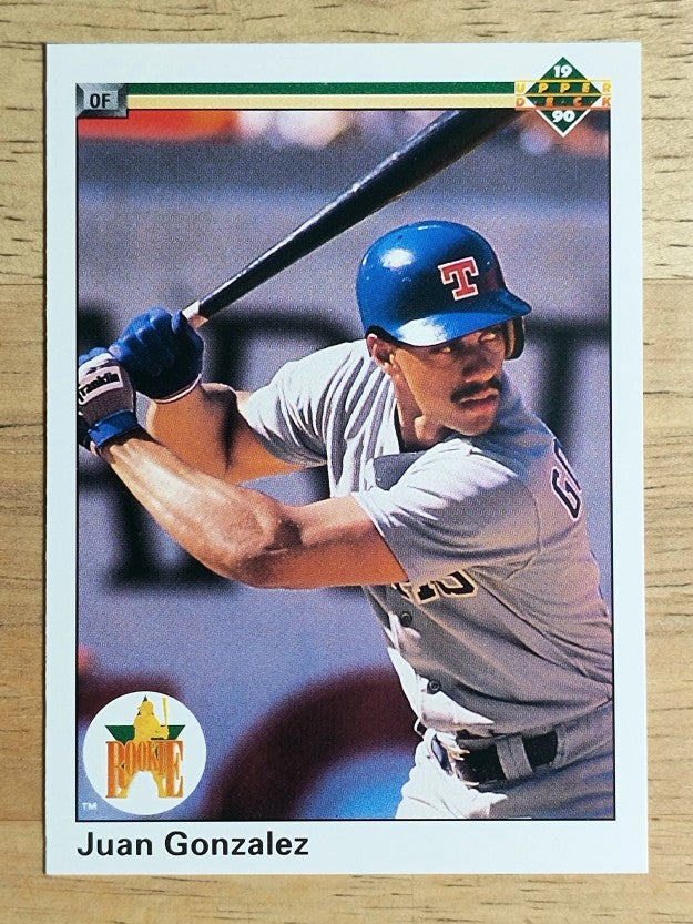 1990 Upper Deck #72 Juan Gonzalez RC