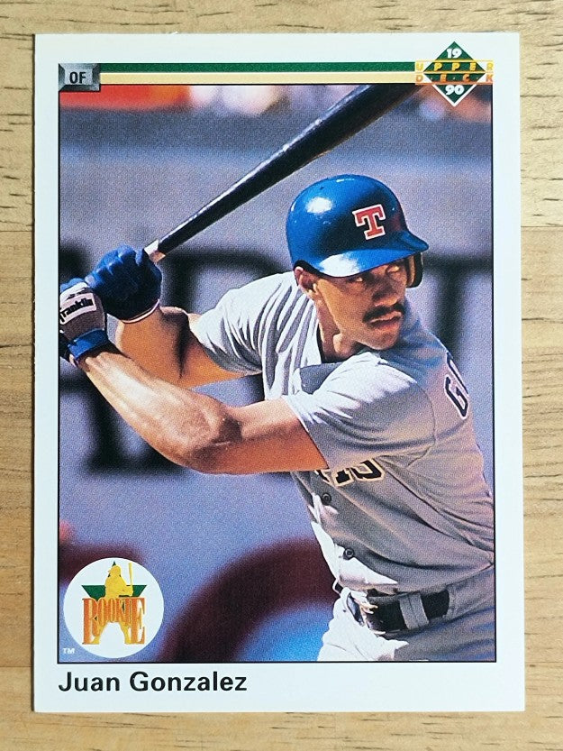 1990 Upper Deck #72 Juan Gonzalez RC