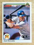 1990 Upper Deck #72 Juan Gonzalez RC