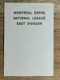 1969 Milton Bradley Team Cards #NNO Montreal Expos (EXMT)
