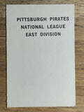 1969 Milton Bradley Team Cards #NNO Pittsburgh Pirates (NM)