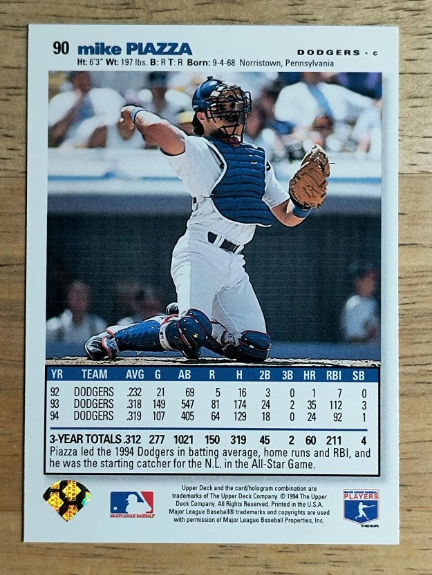 1995 Collector's Choice SE #90 Mike Piazza