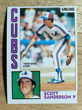1984 O-Pee-Chee #164 Scott Sanderson