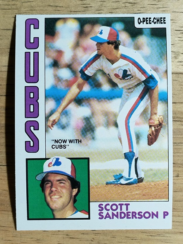 1984 O-Pee-Chee #164 Scott Sanderson