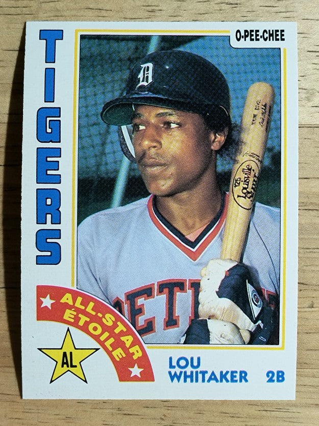 1984 O-Pee-Chee #181 Lou Whitaker AS
