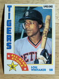 1984 O-Pee-Chee #181 Lou Whitaker AS