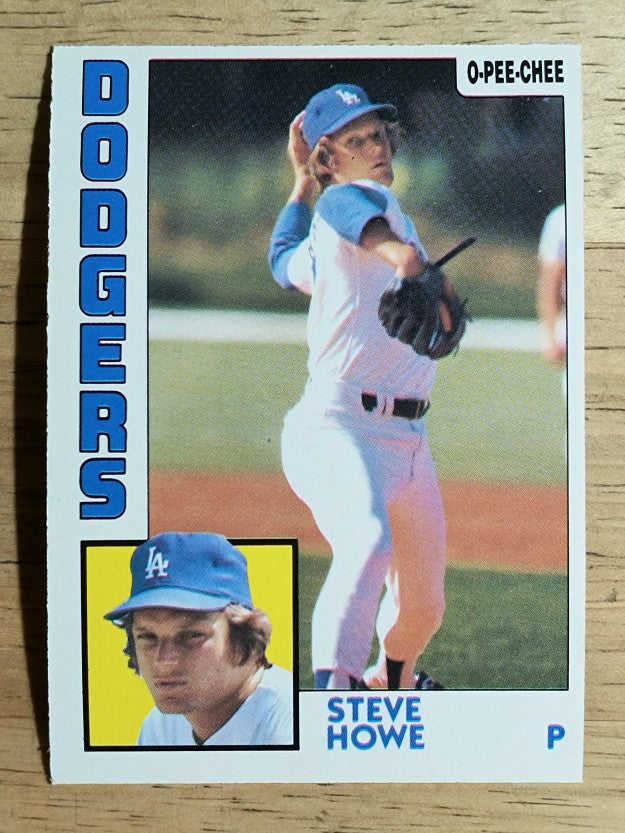 1984 O-Pee-Chee #196 Steve Howe