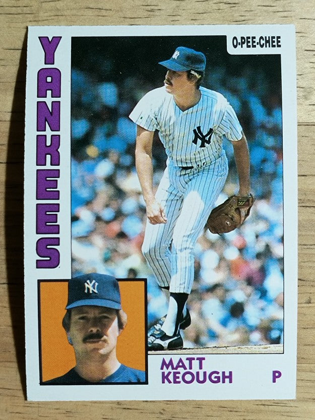 1984 O-Pee-Chee #203 Matt Keough