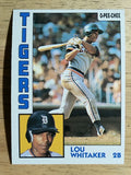 1984 O-Pee-Chee #211 Lou Whitaker
