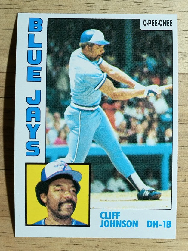 1984 O-Pee-Chee #221 Cliff Johnson