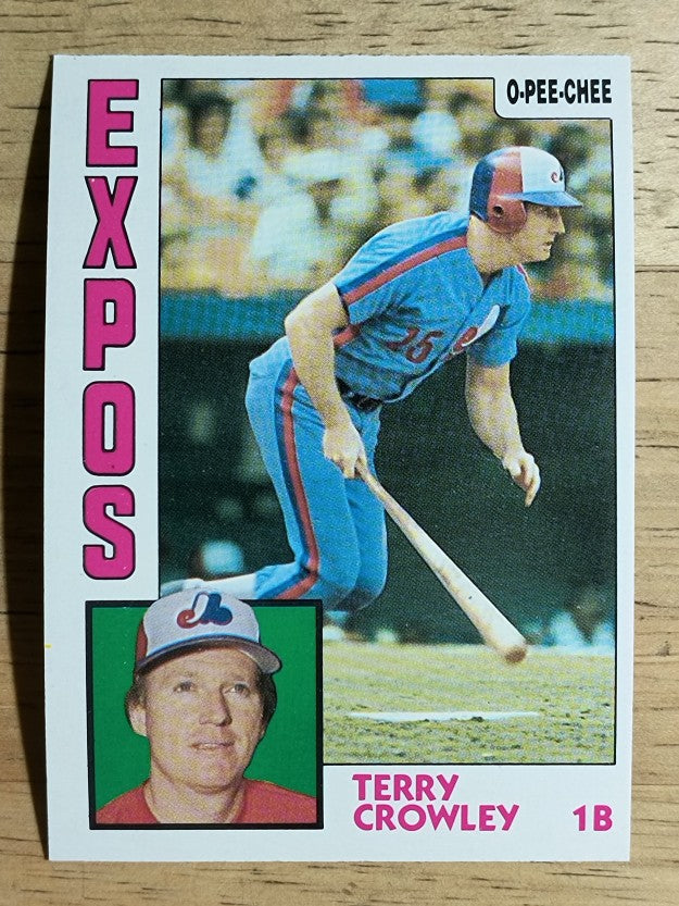 1984 O-Pee-Chee #246 Terry Crowley