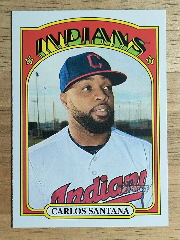 2021 Topps Heritage #206 Carlos Santana