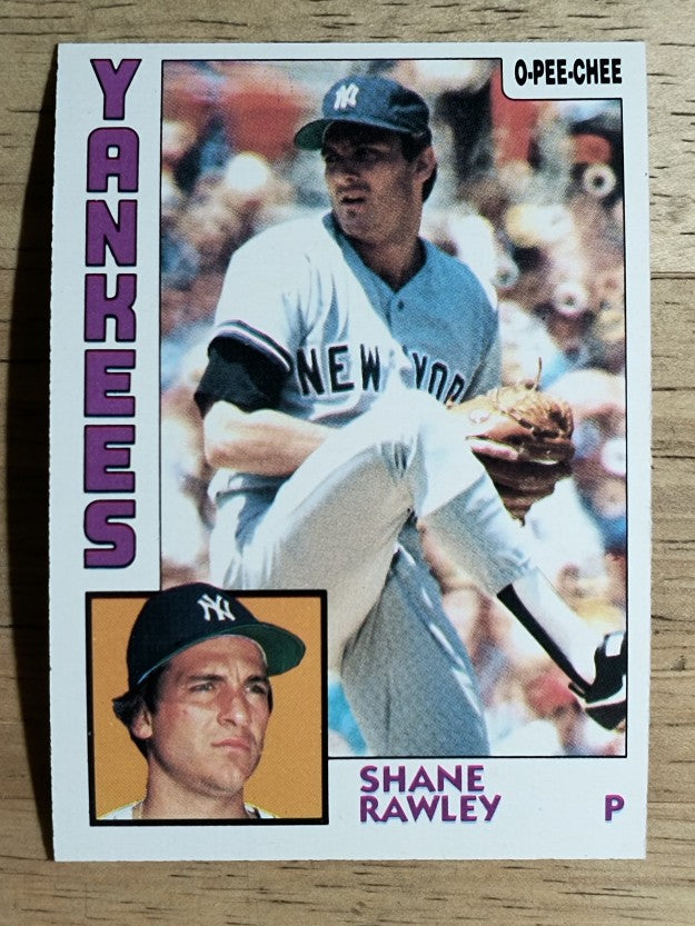 1984 O-Pee-Chee #254 Shane Rawley