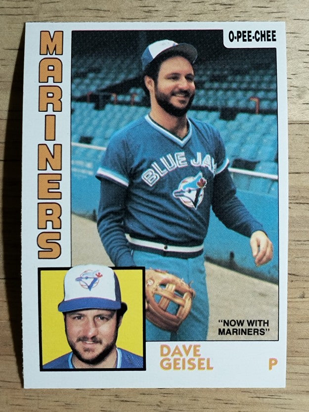 1984 O-Pee-Chee #256 Dave Geisel