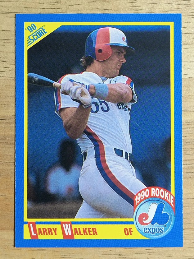 1990 Score #631 Larry Walker RC