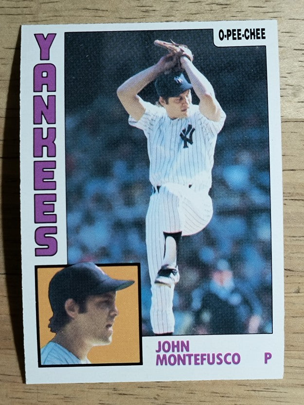 1984 O-Pee-Chee #265 John Montefusco
