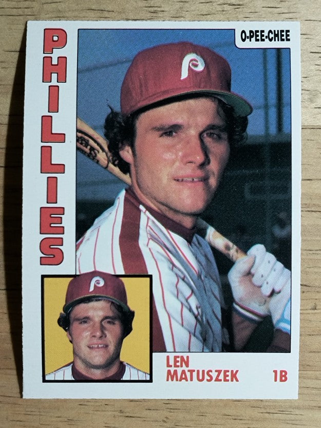 1984 O-Pee-Chee #275 Len Matuszek