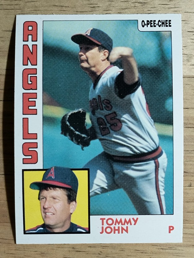 1984 O-Pee-Chee #284 Tommy John