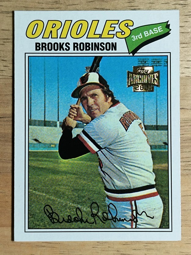 2001 Topps Archives #373 Brooks Robinson 77