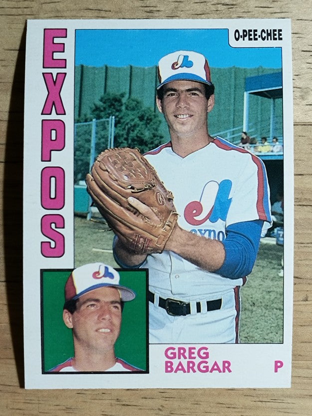 1984 O-Pee-Chee #292 Greg Bargar