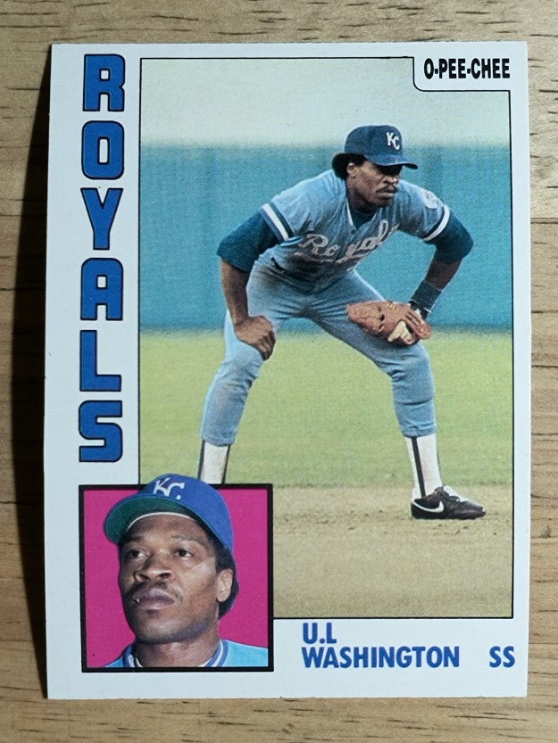 1984 O-Pee-Chee #294 U.L. Washington