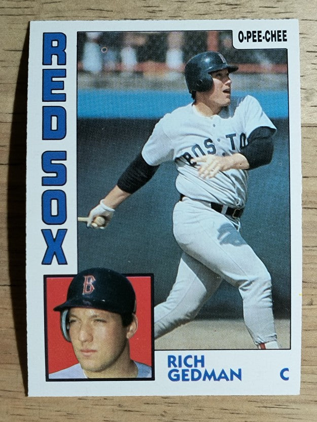 1984 O-Pee-Chee #296 Rich Gedman