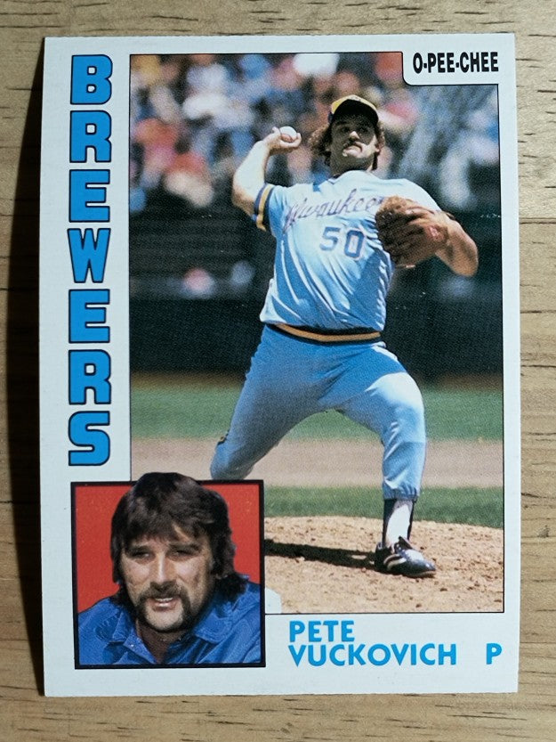 1984 O-Pee-Chee #313 Pete Vuckovich